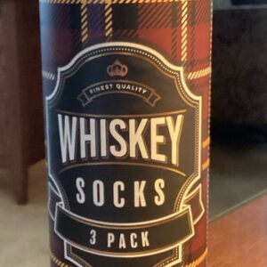 New in box Men’s Socks 3 Pack - whiskey themed!